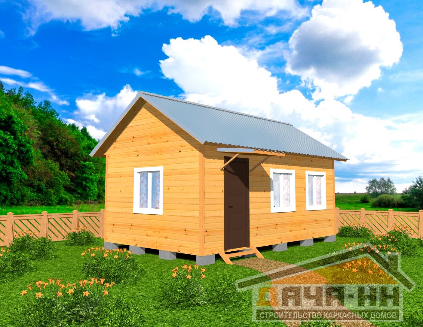 Каркасный дом №24