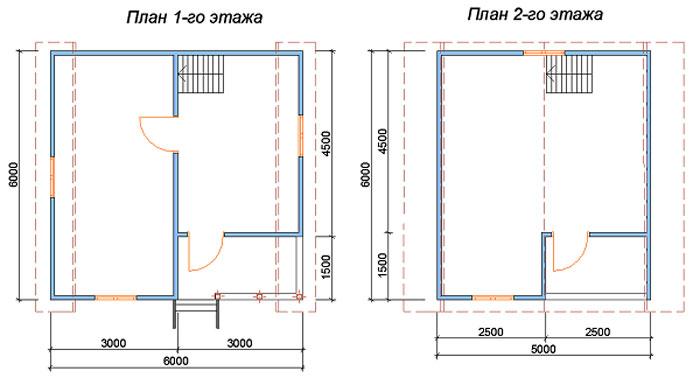 План двухэтажного каркасного дома 'Фазенда' с лоджией и террасой №76